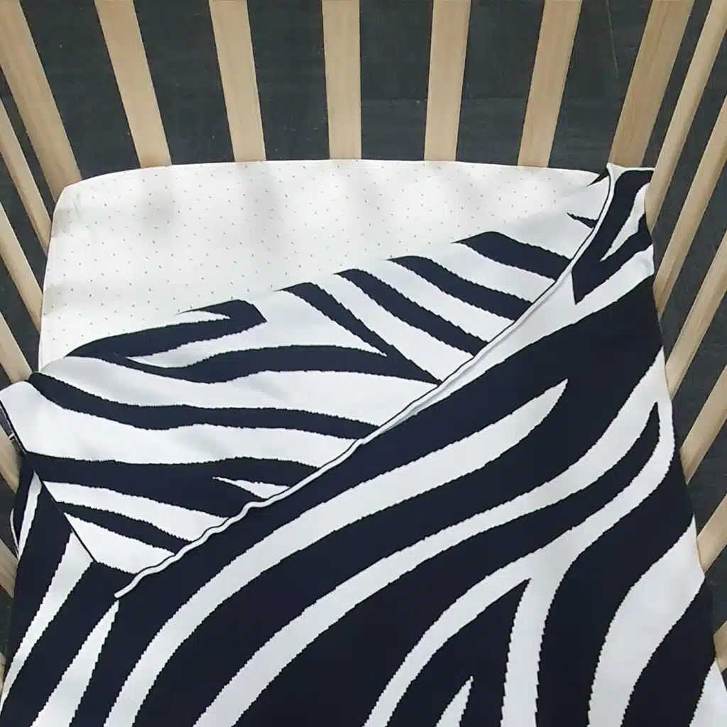 Manta com Nome Zebra