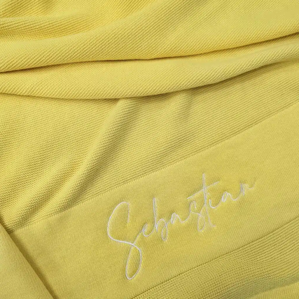 Cobertor Amarelo para Bebê