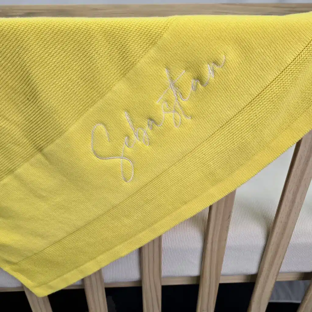 Cobertor Amarelo para Bebê