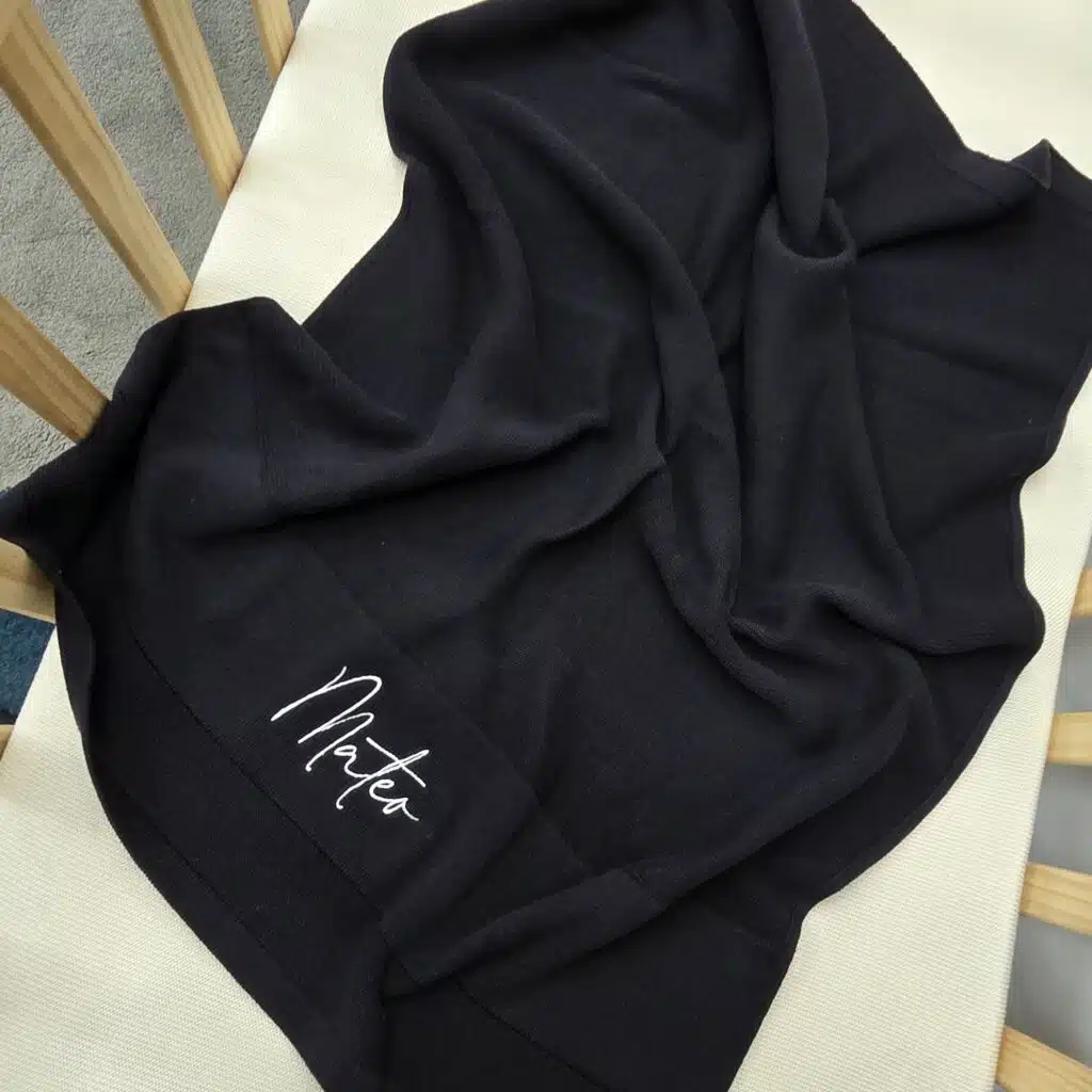 Cobertor Preto para Bebê