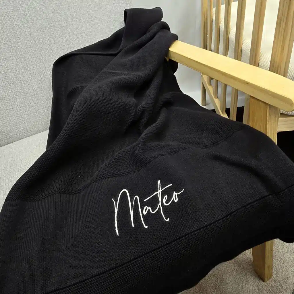 Cobertor Preto para Bebê