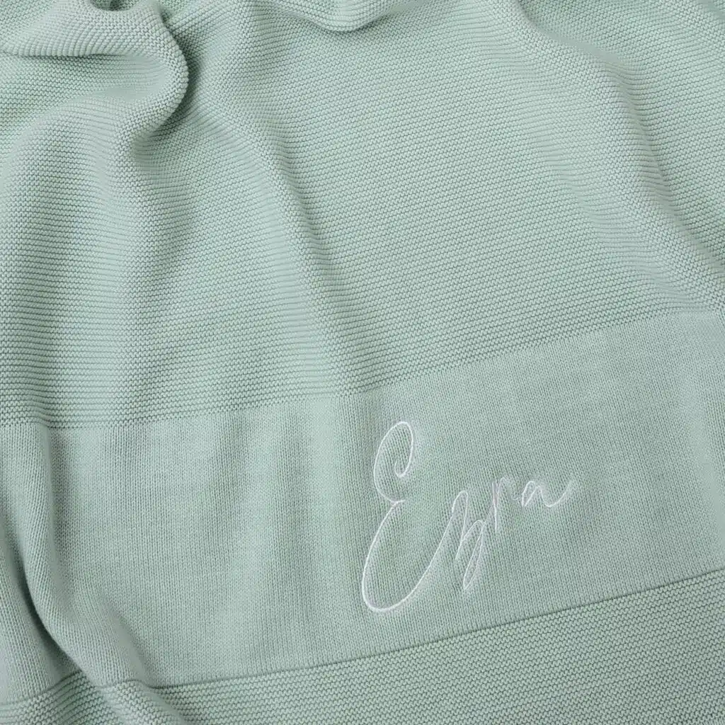 Cobertor de Bebê Verde-Menta