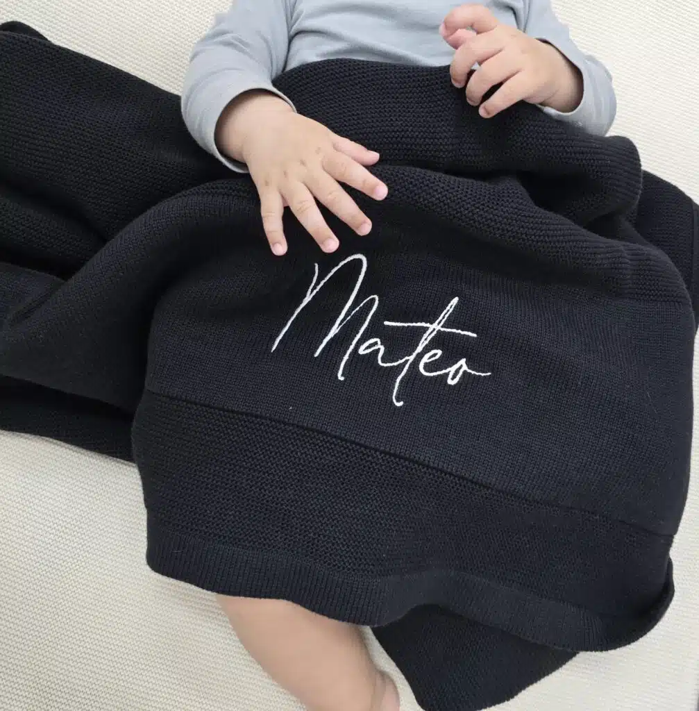 Cobertor Preto para Bebê
