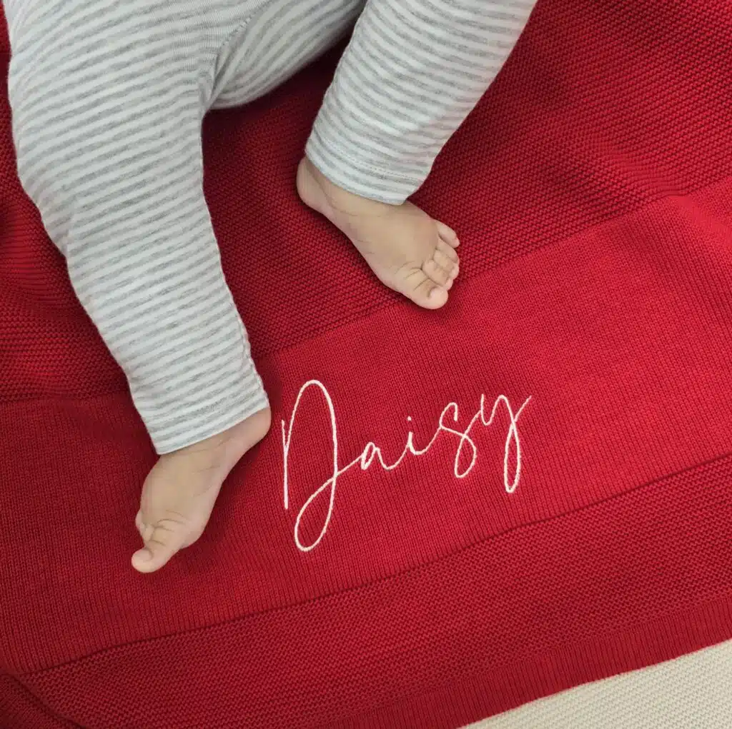 Cobertor Vermelho para Bebê