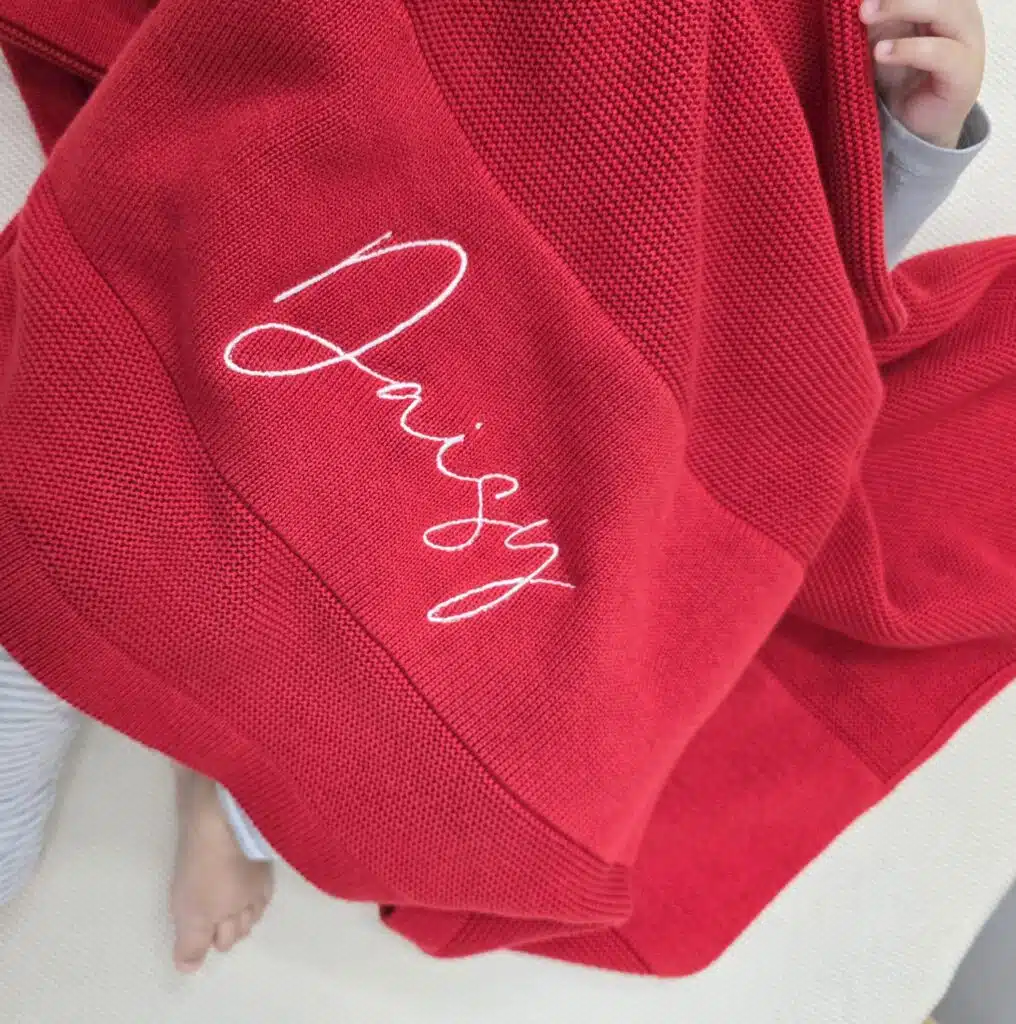 Cobertor Vermelho para Bebê