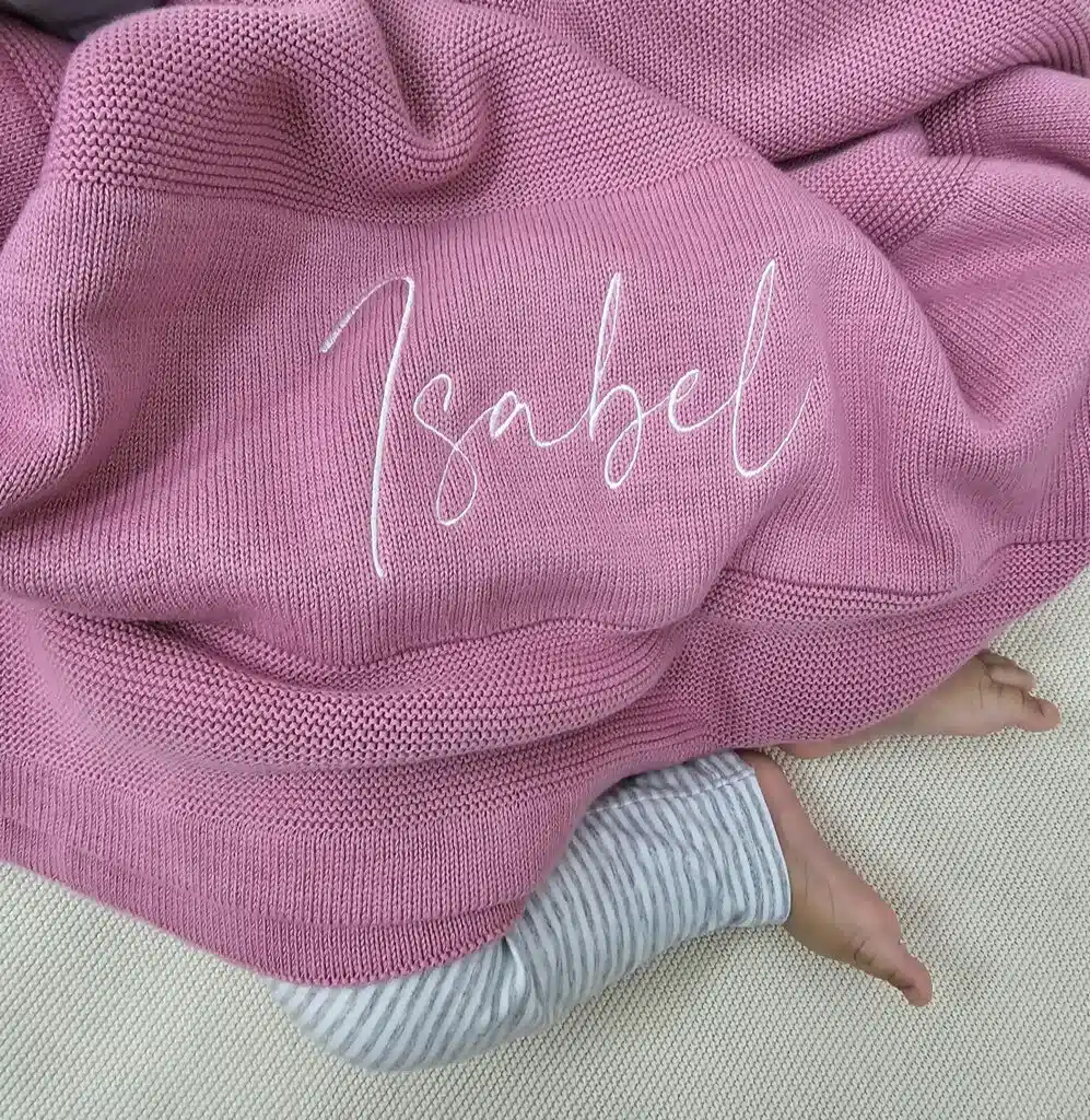 Cobertor de Bebê Rosa
