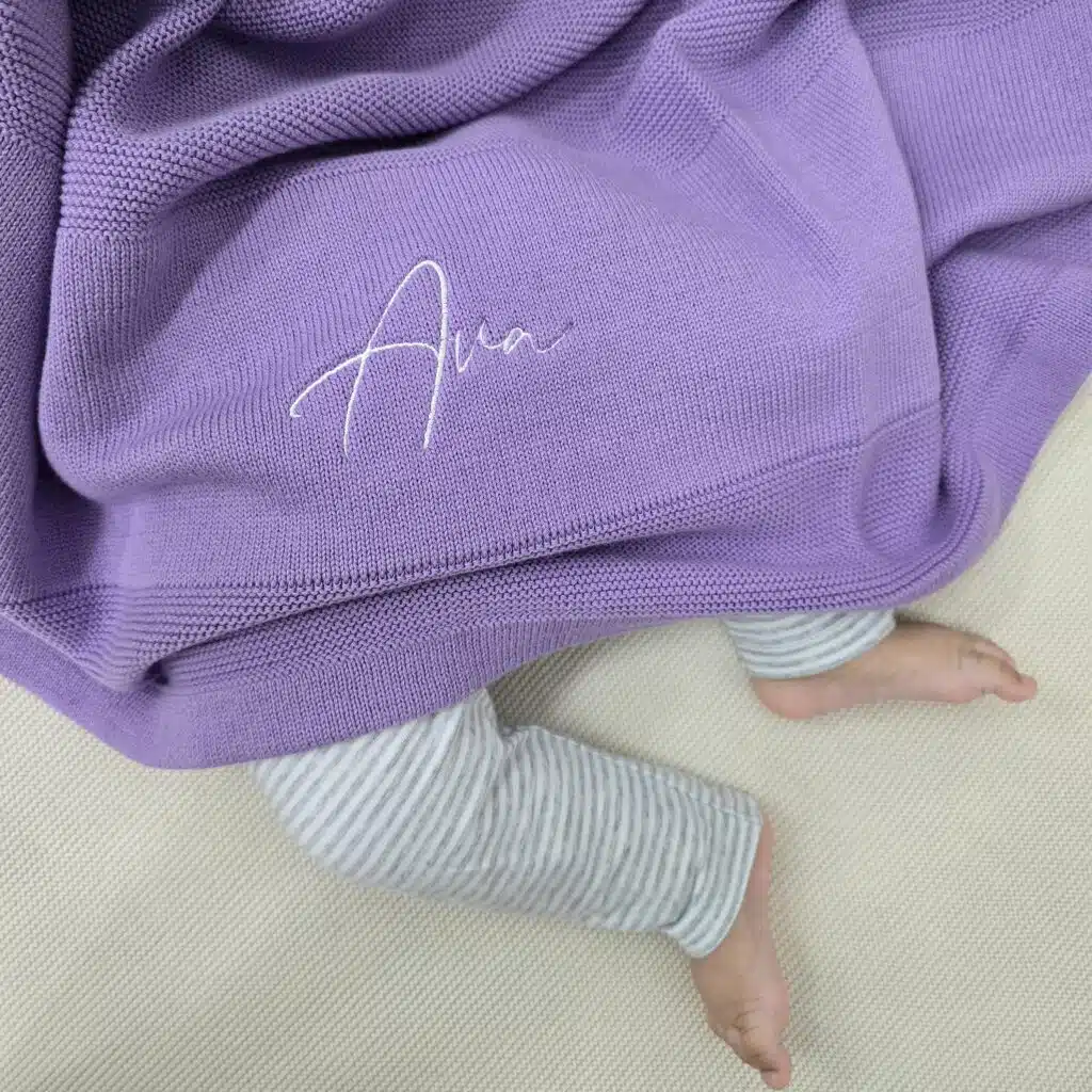 Cobertor de Bebê Roxo