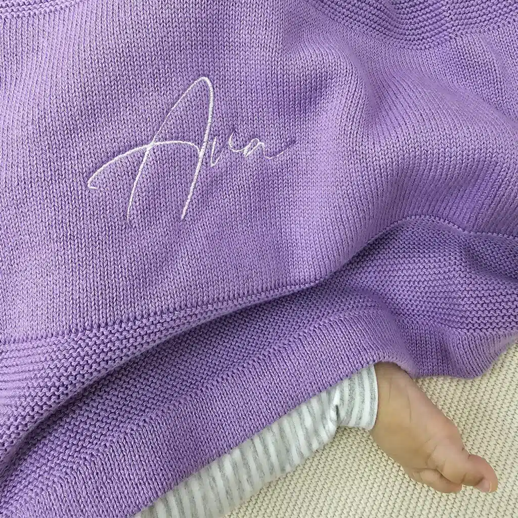 Cobertor de Bebê Roxo