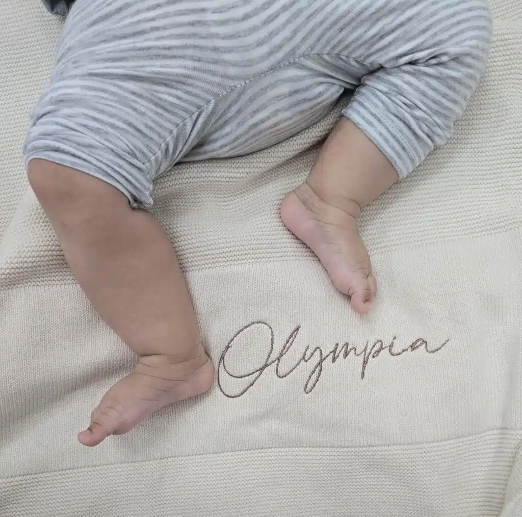 Manta para Bebê em Tom Creme