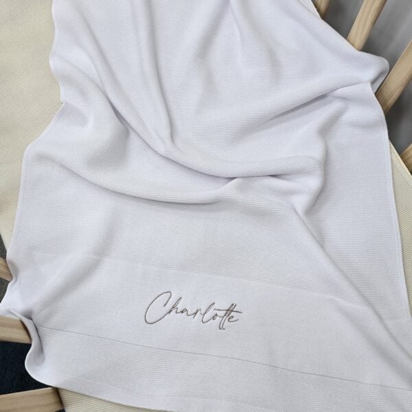 Cobertor Branco para Bebê
