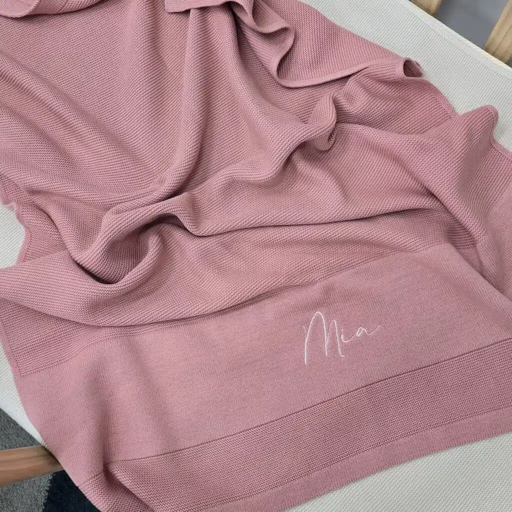 Cobertor de Bebê Rosa Claro
