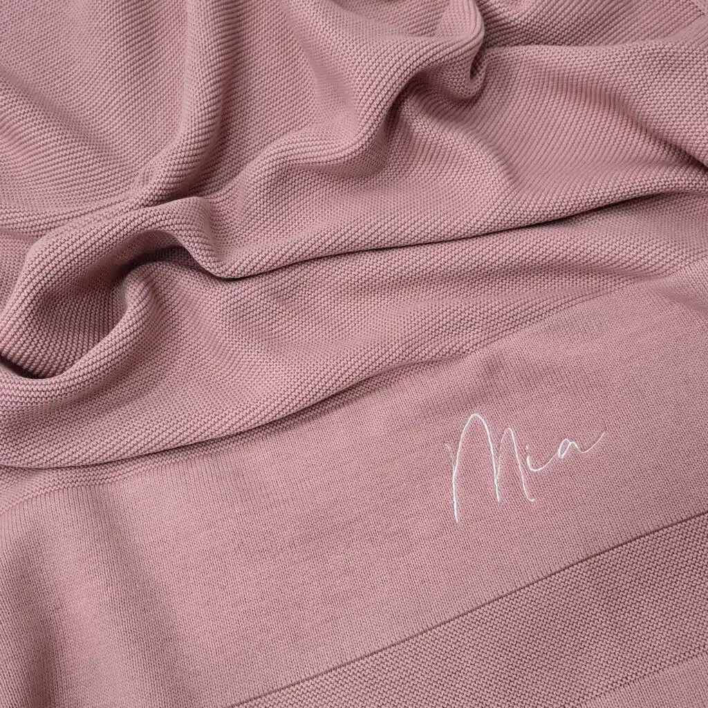 Cobertor de Bebê Rosa Claro