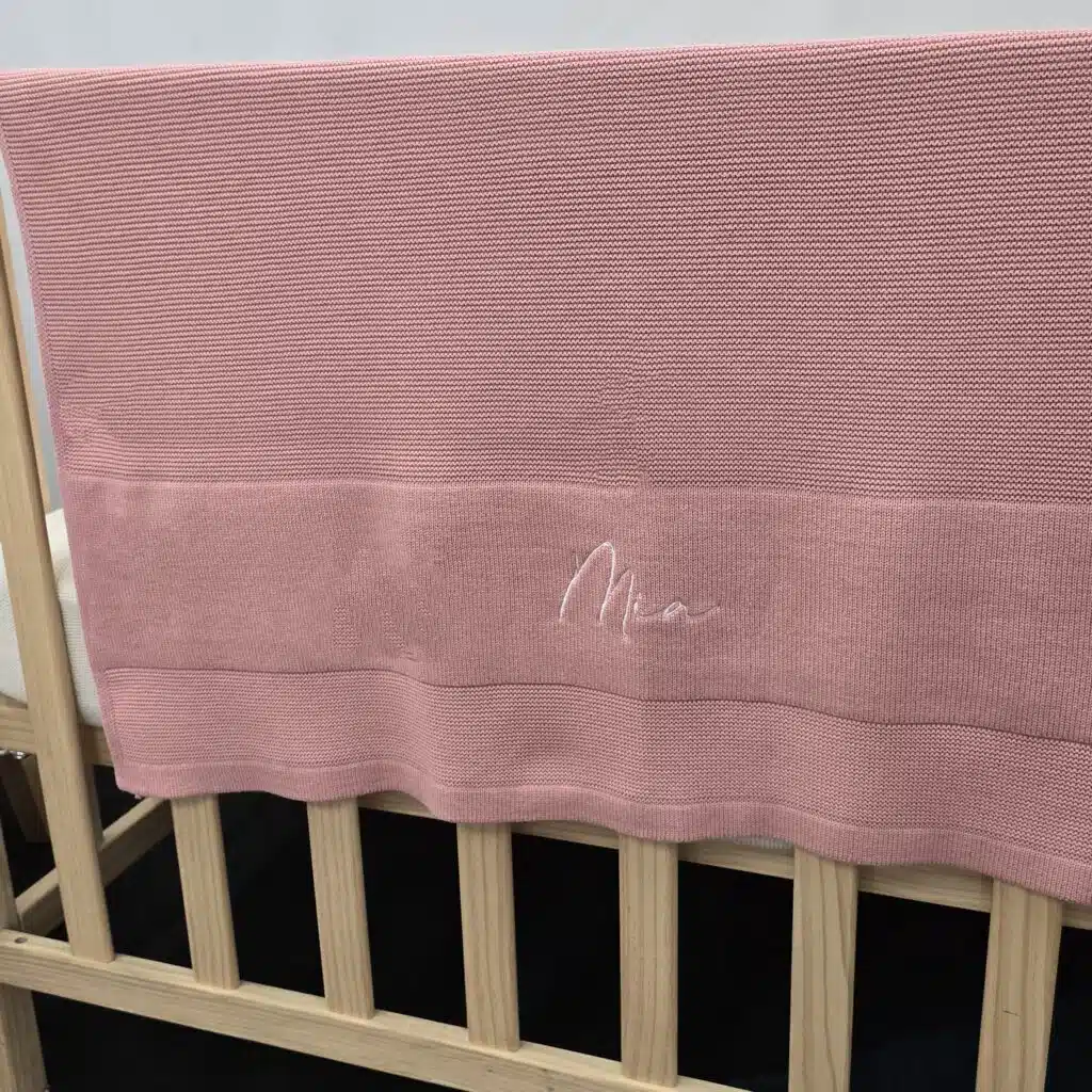 Cobertor de Bebê Rosa Claro