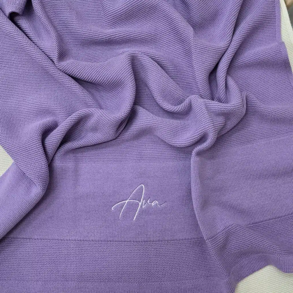 Cobertor de Bebê Roxo