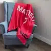 Cobertor de Jersey Esportivo Personalizado
