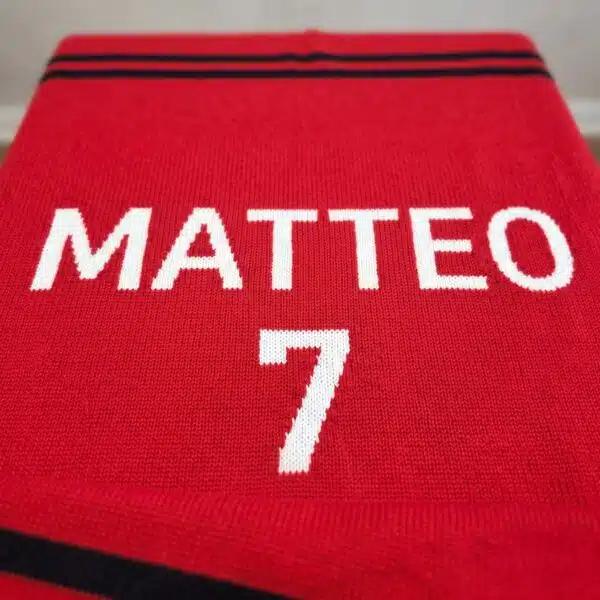 Cobertor de Jersey Esportivo Personalizado