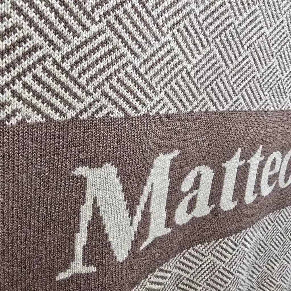 Manta tecida personalizada