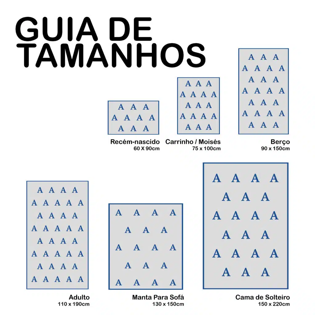 Cobertor com Letra
