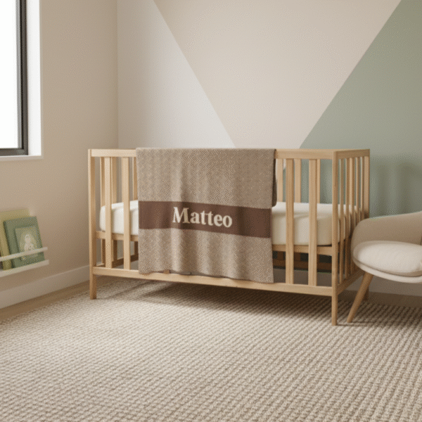 Manta tecida personalizada