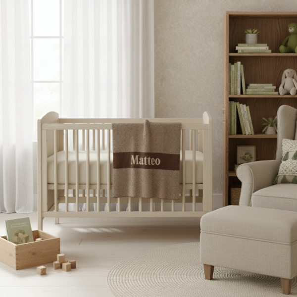 Manta tecida personalizada