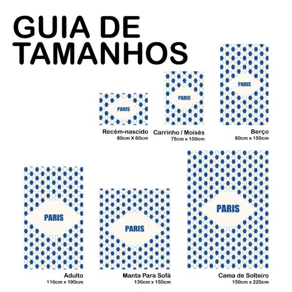 Cobertor Personalizado de Futebol