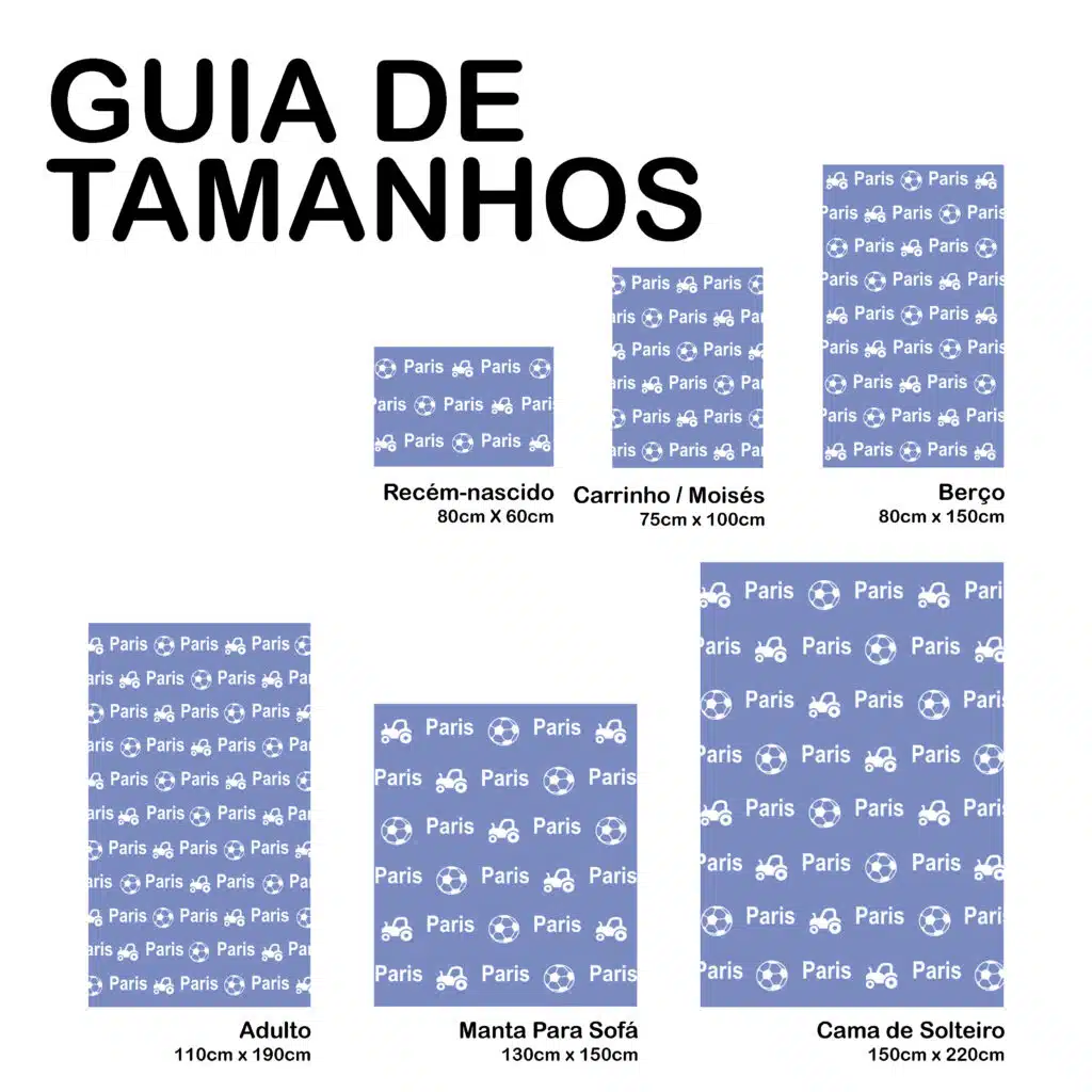 Manta com Ícones em Mosaico 2