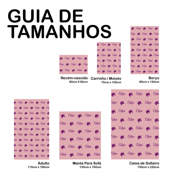 Cobertor com Ícones em Mosaico