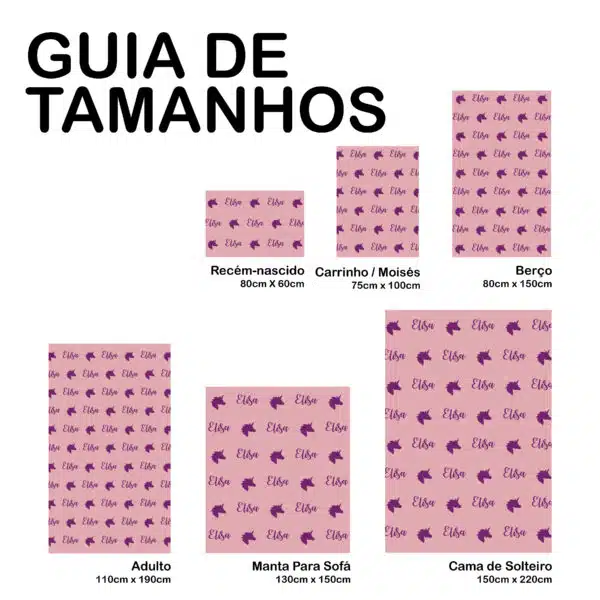 Cobertor com Ícones em Mosaico